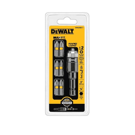 Dewalt MAXFIT RAPIDLOAD+BITS 7P DWA2500-7